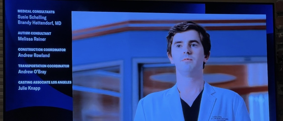 A selected on-screen credit listing Dr. Brandy among the medical consultants.